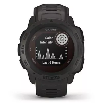 Garmin Instinct Solar 45mm GPS Watch - Graphite (010-02293-10) • $450