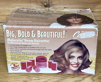 Original Richard Caruso Molecular Steam Hairsetter BIG CURLS Curler 90s Dance • $35.77