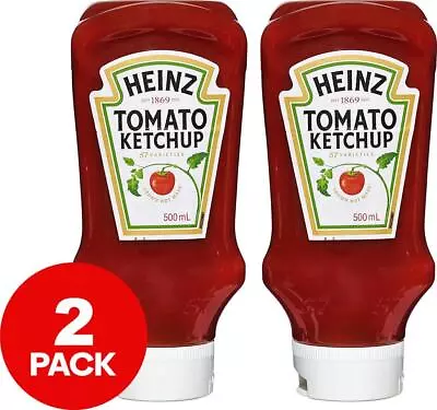 2 X Heinz Tomato Ketchup 500mL • $14