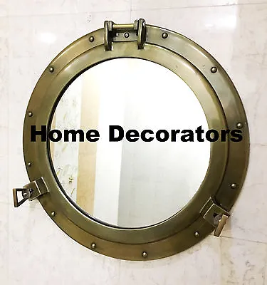 Maritime 20  Porthole Round Mirror Nautical Boat Ship Porthole Wall Home Decor  • £137.40