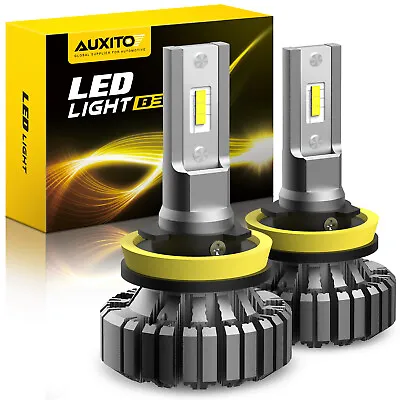 AUXITO H11 LED Headlight Fog Bulbs Low Beam Conversion Kit Bright White 30000LM • $35.99