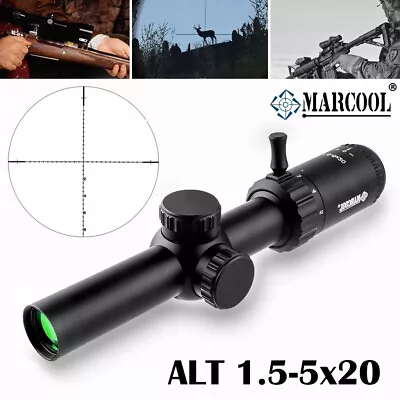 MARCOOL ALT 1.5-5x20 SFP Riflescopes Tactical Hunting LPVO Mil Dot Rifle Scope • $49.96