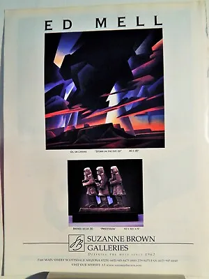 Ed Mell Art Piece Vtg Orig 1999 Advertisement • $17.24