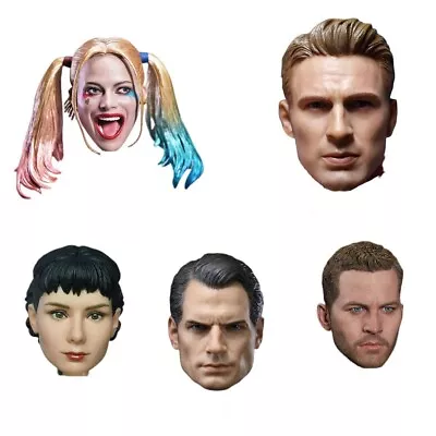 £22.79 • Buy 1/6 Scale Famous Actor PVC Head Sculpt Model Fit 12  Male/Female Figure Body Toy