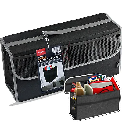 1xLarge Folding Car Rear Trunk Cargo Organizer Truck Luggage Storage Box Bag Bin • $14.70