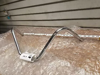 NOS Ape Hanger 7/8 Handlebars 10  Tall 25  W Chrome Suzuki Kawasaki Yamaha Honda • $49.99