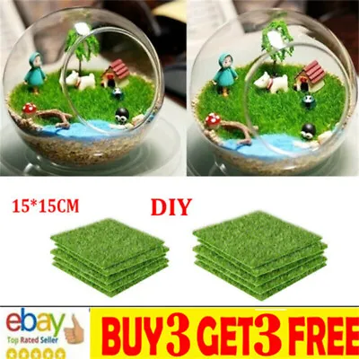 Artificial Miniature Lawn Grass Fairy Garden Ornament Dollhouse Craft DecorateFT • £2.90