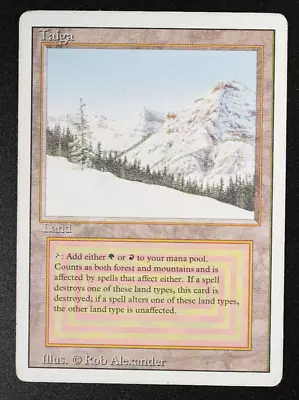 Taiga Revised Dual Land 1994 MTG Magic: The Gathering Card Reserved List • $130.71