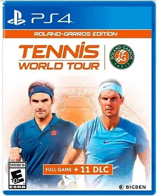 $45 • Buy Tennis World Tour Roland-Garros Edition PS4 Playstation 4 Brand New Sealed