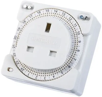 24 Hour Plug In Timer Switch With Pins 24hr Mechanical Mains - Timeguard TS800N • £11.61