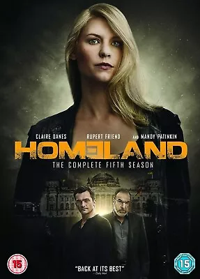 Homeland Complete Series Season 5 5th Fifth (uk Release) 4 Disc Dvd • £11.39
