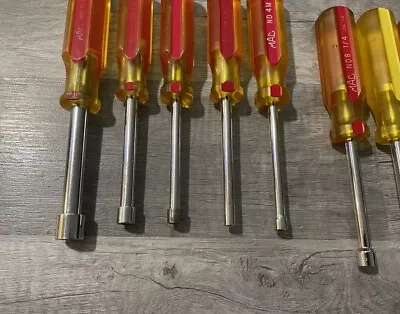 Vintage Mac Tools 8pc SAE & Metric Nut Driver Lot • $80