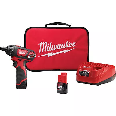 Milwaukee M12 Li-Ion Cordless Electric Subcompact Driver - 1/4in. 500 RPM • $99.99