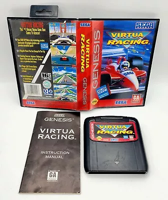 Virtua Racing (Sega Genesis 1994) Authentic CIB Complete Tested  • $35.50