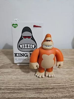 King Ken Orange By James Jarvis AMOS Toys Strangeco 3.5  Vinyl Mini Figure • £24.99