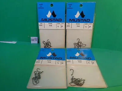 Mustad Bronze Beak Hooks Size 10 #92641 4 Packs 40 Total Hooks (New) • $14.99
