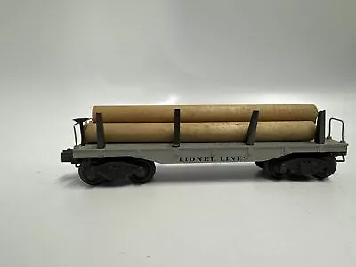 Lionel Early Postwar O Guage 2411 Log Flatcar With Load • $39