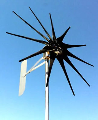 $339.95 • Buy 1450 WATT 11 Blade Wind Turbine 48 Volt DC Neg/Pos PMA / Great In Low Wind Areas
