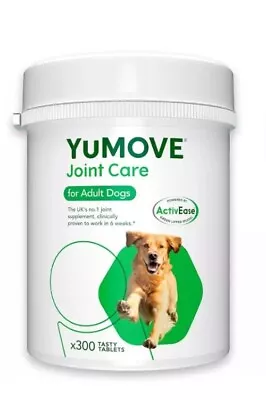 Lintbells YuMOVE Dog Joint Supplement For/Adult Dogs/300 Tablets/Very Fast 🚚🚛 • £44