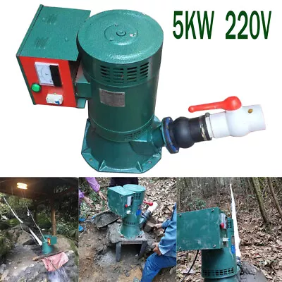 $1899.99 • Buy 5KW 220V Hydroelectric Energy Generators Hydropower Station Water Pelton Turbine