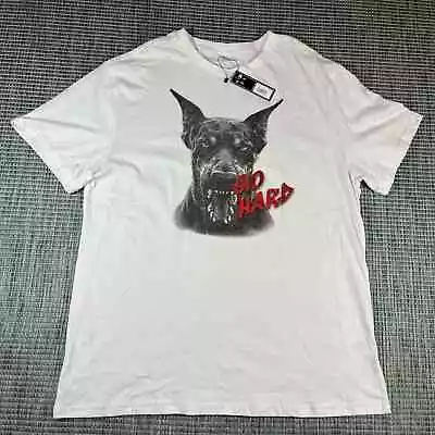 Mister Tee Go Hard Dog Face T Shirt White Mens Sz XL New • $14.97