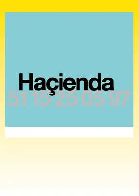 £60 • Buy Hacienda 15th Birthday - Teal Colour Version - Rare Poster - Massive A0