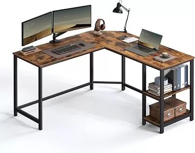 VASAGLE Computer Desk L-Shaped Corner Desk Gaming Desk • £54.99