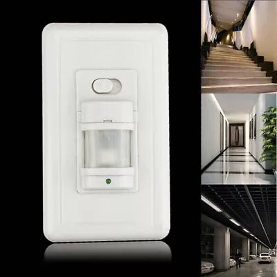 Body Infrared Motion Sensor Switch Detector LED Lamp Light Control Wall Mount • $12.18