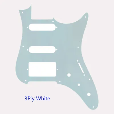 For MIJ Ibanez AZ224 Guitar Pickguard SSH Pickup Scratch Plate 3Ply White • $9.72