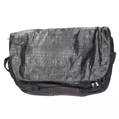 Undercover X Visvim 07Aw   Embossed Messenger Bag Shoulder Black 601042 BBf97 • $890