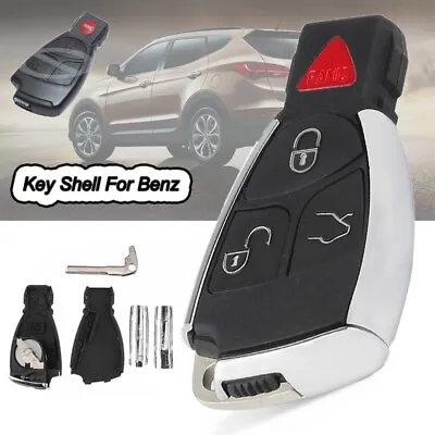 For Mercedes-Benz C E S CLS CLK ML SLK Upgraded Remote Key Shell Case Fob • $13.95