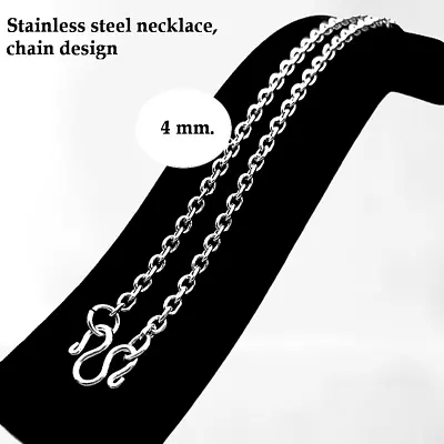 Stainless Steel Chain Necklace Hang Thai Buddha Amulet Pendant 1 Hook 28  4 Mm • $36.20