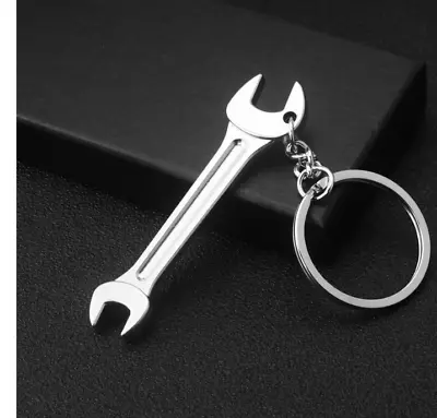 £0.06 • Buy T1 Sliver Creative Wrench Bag  KeyChain Keyring Gift Car Key Chain