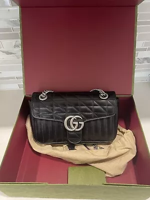 $3000 • Buy Gucci GG Marmont Matelasse Small Bag Black RRP: $3695