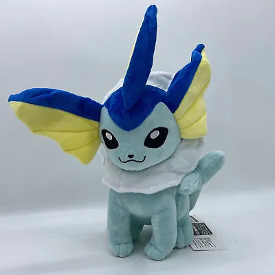 Sitting Cuties Vaporeon Plush Soft Toy Doll Teddy Stuffed Animal 13.5  • $17.99