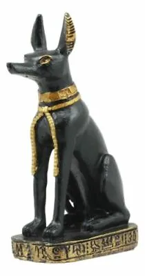 Egyptian God Of The Afterlife And Mummy Anubis Dog Dollhouse Miniature Statue • $12.49