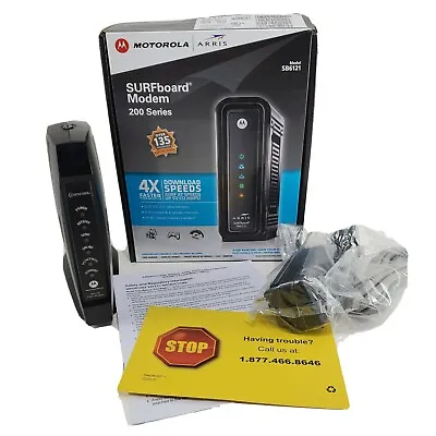 Great Condition Motorola SURFboard SB6121 (575319-019-00) 172 Mbps Cable Modem • $17.07
