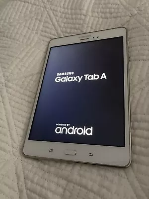 Samsung Galaxy Tab A 8.0 SM-T355Y 16GB 8” Android Tablet WiFi + 4G LTE White • $50