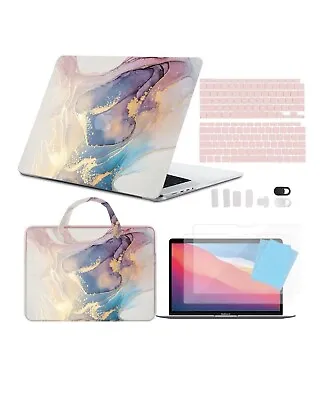 Macbook Air 13 Inch Case Bag & Keyboard & Screen Protector. Pink Marble. *NEW* • $32