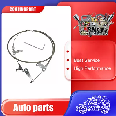 New Stainless Braided Kick Down Cable Transmission Trans Detent For Ford C4 C-4 • $26.99