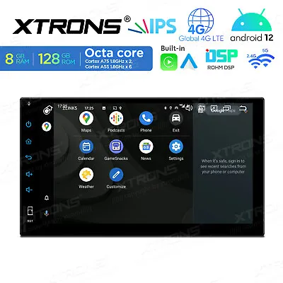 7  Android 12 8+128GB Double 2 Din Car Stereo Radio GPS Head Unit WIFI Universal • $286.99