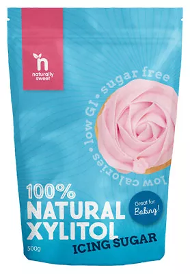 Naturally Sweet Xylitol Icing Sugar 500g Pouch • $15.95