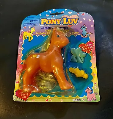 My Little Pony Luv KO 1990s Lanard Tara Toys Purple Horse Gold Hair China W6 • $29.99