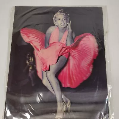 Marilyn Monroe 3D Holographic Frameable Art Photo 3D Reflecting Pink Dress RARE • $59.99