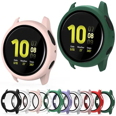 Matte Case + Screen Protector For Samsung Galaxy Active 2 40mm 44mm Watch Cover • £4.19