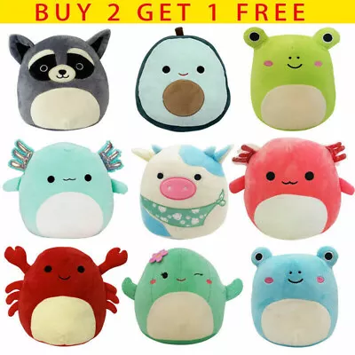 Squishmallows Doll Plush Toy Cushion Stuffed Pillow Cartoon Soft Toys Xmas Gift • £8.75