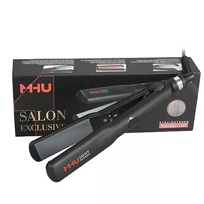 MHU Professional Keratin Hair Straightener 1.25  Wide Flat Iron Hair Straight... • $40.90