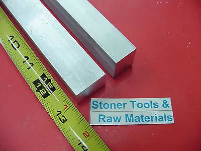 2 Pieces 3/4  X 1  ALUMINUM 6061 FLAT BAR 13  Long Solid Extruded Mill Stock New • $21.49