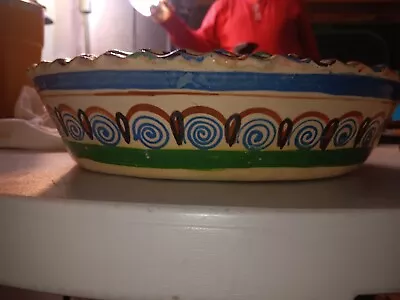 Vintage MEXICAN Tlaquepaque  Sleeping Serving Nesting Bowls Pottery • $15