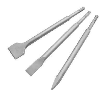 £7.49 • Buy 3pc SDS Heavy Duty Plus Hammer Chisel Drill Bit Set High Grade Steel UK